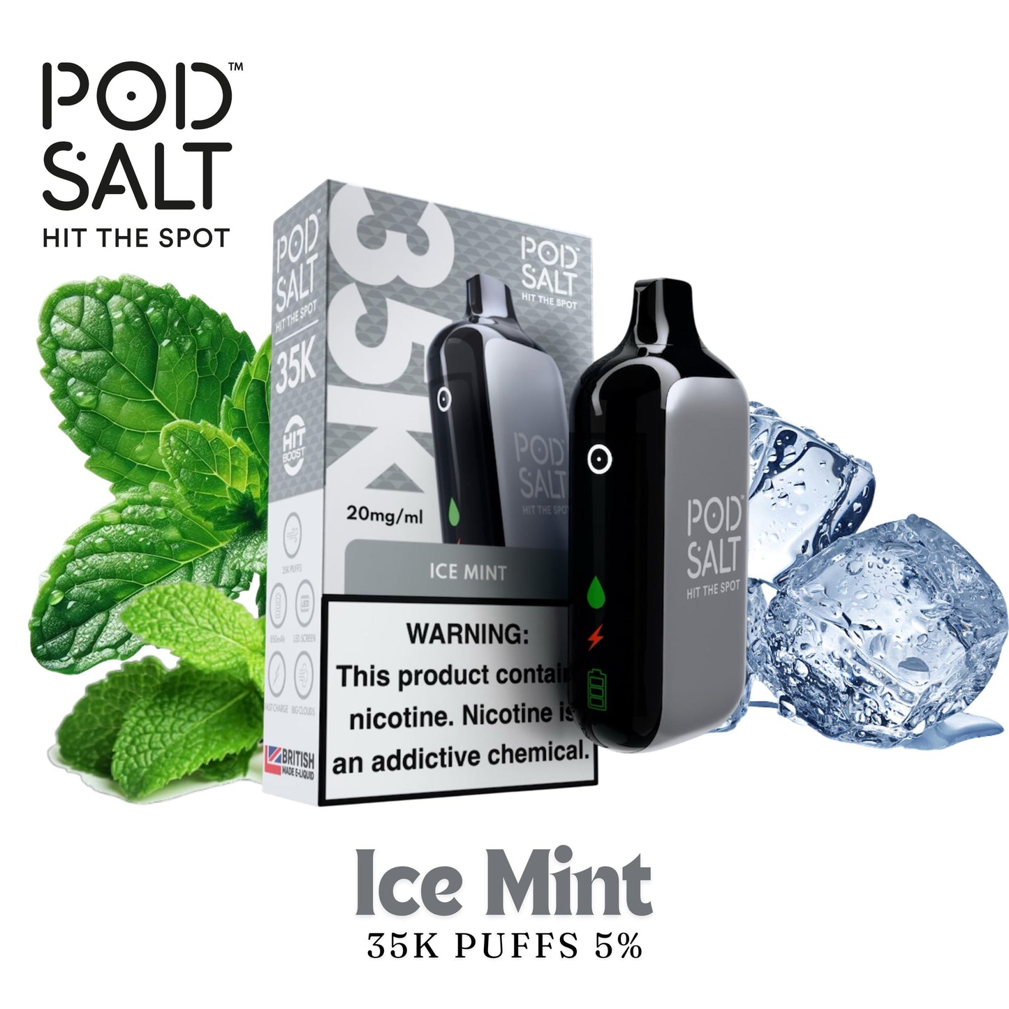 Pod Salt 35 000 Puffs - 2% et 5%