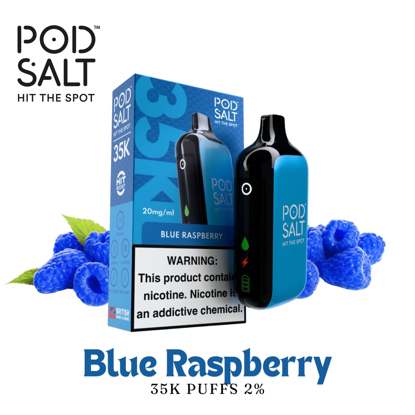 Pod Salt 35 000 Puffs - 2% et 5%
