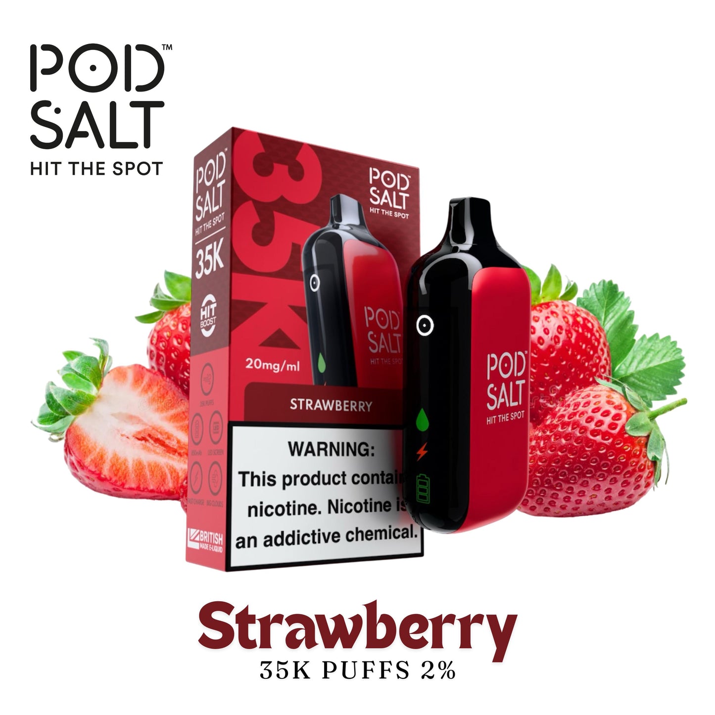 Pod Salt 35 000 Puffs - 2% et 5%